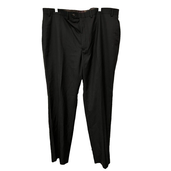 NWT $90 LRL Ralph Lauren Dress Pants Slacks Men's 42W x 34L BLACK Machine Wash - Picture 1 of 7